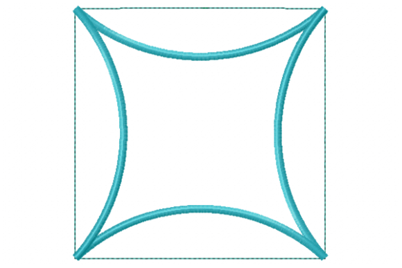 Cathedral Window Quilt Block: A Festive Embroidery Delight
