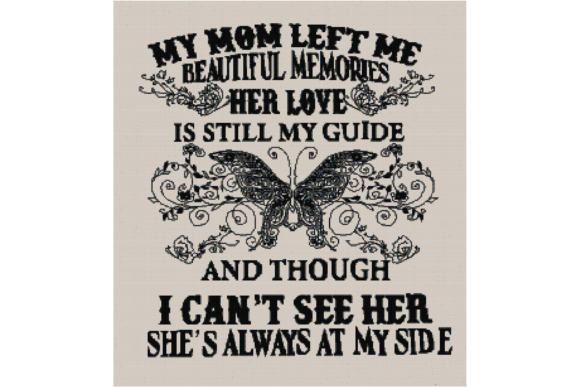 Charming Counted Cross Stitch Patterns My Mom