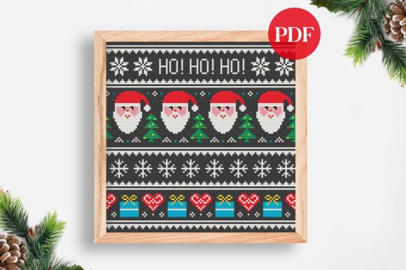 Christmas Ornaments Cross Stitch for Sweaters