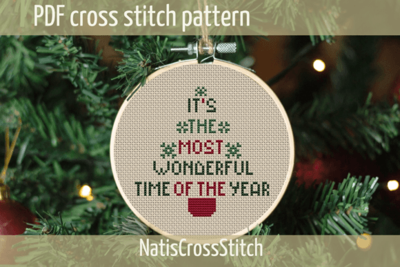 Christmas Tree Cross Stitch for Festive Gifts