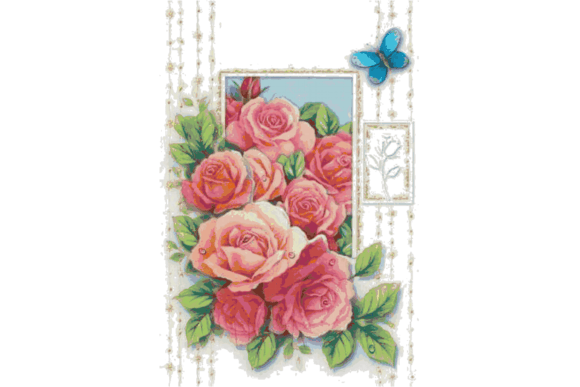 Exploring 3D Flowers Counted Cross Stitch Patterns