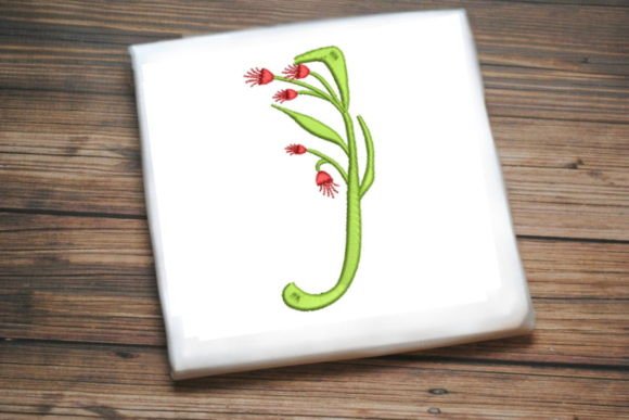 Floral Monogram Letter J: A Touch of Elegance