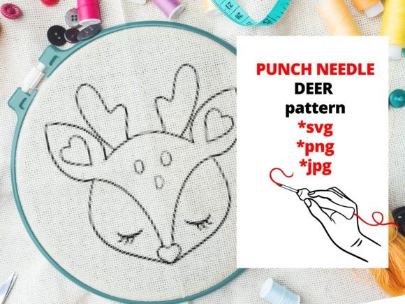 Review: Punch Needle Embroidery - Deer for Business Use