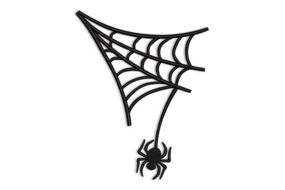 Spider Web: A Spooky and Elegant Embroidery Design