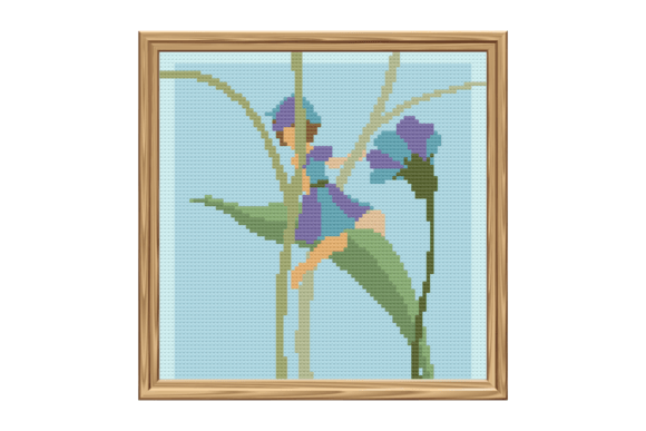 Vintage Pixie in the Meadow: A Charming Design